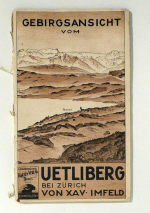 Gebirgs-Ansicht auf dem &Uuml;etliberg bei Z&uuml;rich