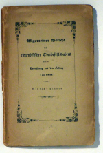 Allgemeiner Bericht des Eidgen&ouml;ssischen Oberbefehlshabers &uuml;ber die Bewaffnung und den Feldzug von 1847
