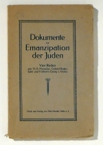 Dokumente zur Emanzipation der Juden