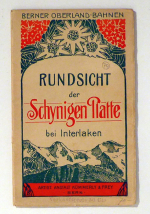 Rundsicht der Schynigen Platte bei Interlaken