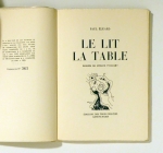 Le Lit la Table