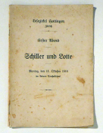 Schiller und Lotte