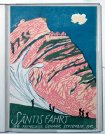 S&auml;ntisfahrt der Fachklasse Graphik September 1942