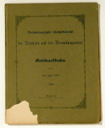 Dreiundzwanzigster Gesch&auml;ftsbericht der Direktion und des Verwaltungsrates der Gotthardbahn an die am 24. Juni 1895 stattfindende Generalversammlung der Aktion&auml;re