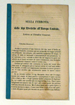 Sulla Ferrovia dalle Alpi Elvetiche all' Europa Centrale