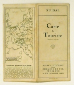 Suisse. Carte du Touriste