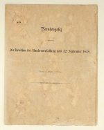 Bundesgesez (sic) betreffend die Revision der Bundesverfassung vom 12. September 1848