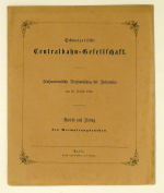 Rechtsantwort der Direction der Gotthardbahn-Gesellschaft auf die Klageschrift des Herrn W. Hellwag in Z&uuml;rich, gewesener Oberingenieur der Gotthard-Bahn an das bestellte Schiedsgericht