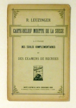 Stumme Reliefkarte der Schweiz = Carte-Relief muette de la Suisse