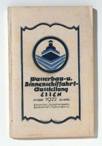 F&uuml;hrer durch die Wasserbau- und Binnenschiffahrt-Ausstellung Essen 1922