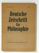 Deutsche Zeitschrift f&uuml;r Philosophie