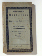 Gemeinn&uuml;tziger Rathgeber f&uuml;r Erziehung, Armenwesen und Landwirthschaft