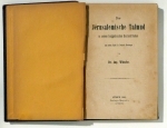 Der Jerusalemische Talmud in seinen haggadischen Bestandtheilen zum ersten Male in's Deutsche &uuml;bertragen