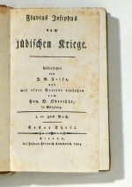 Vom J&uuml;dischen Kriege