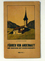 F&uuml;hrer von Andermatt und Umgebung mit Exkursionskarte