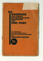 Ein Wegweiser zum Studium der ökonomischen Grundlehren von Karl Marx