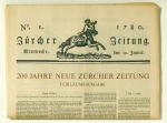 200 Jahre Neue Z&uuml;rcher Zeitung 1780 - 1980