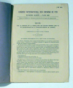 Congr&egrave;s International des Chemins de Fer. Troisi&egrave;me Session - Paris 1889