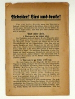 Arbeiter! Lies und denke!