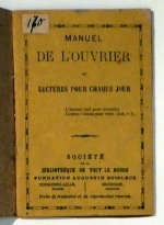 Manuel de l'ouvrier ou lectures pour chaque jour