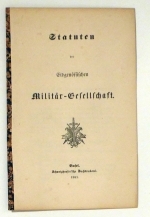 Statuten der Eidgenössischen Militär-Gesellschaft
