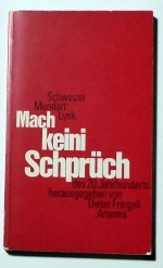 Mach keini Schpr&uuml;ch