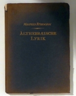 Althebr&auml;ische Lyrik