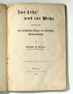 Zur Lehr' und zur Wehr