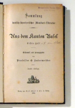 Sammlung deutsch-schweizerischer Mundart-Literatur