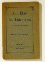 Zur Ehre des Judentums