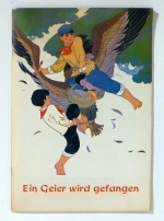 Ein Geier wird gefangen