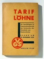 Tariflöhne der Beschäftigten im Organisationsbereich des Verbandes der Gemeinde- und Staatsarbeiter