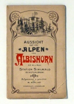 Aussicht auf die Alpen vom Albishorn,  915 M. &uuml;. M. Station Sihlwald (Sihlthalbahn)