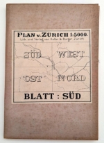 Plan v. Z&uuml;rich 1:5000. Blatt: S&uuml;d