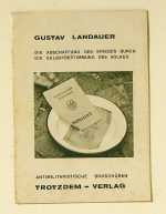 Die Abschaffung des Kriegs durch die Selbstbestimmung des Volkes