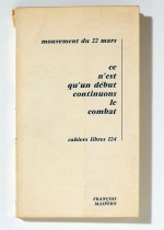 Ce n'est qu'un d&eacute;but, continuons le combat