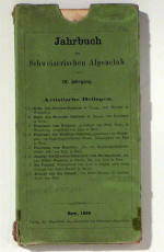 Beilagen zum Jahrbuch des Schweizer Alpenclub