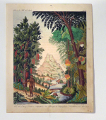 Acht kolorierteTafeln aus: Gallerie der Welt in einer bildlichen und beschreibenden Darstellung von merkw&uuml;rdigen L&auml;ndern, von V&ouml;lkern nach ihrem k&ouml;rperlichen, geistigen und b&uuml;rgerlichen Zustande, von Thieren, von Natur- und Kunsterzeugnissen, von Ansichten der sch&ouml;nen und erhabenen Natur, von alten und neuen Denkmalen und best&auml;ndiger R&uuml;cksicht auf Bef&ouml;rderung der Humanit&auml;t und Aufkl&auml;rung.