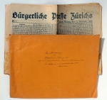 B&uuml;rgerliche Presse Z&uuml;richs