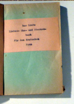 Das Große Liebes- Ehe- und Sternenbuch f&uuml;r den deutschen Mann