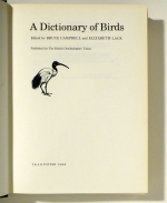 A Dictionary of Birds