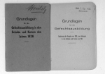 Grundlagen f&uuml;r die Gefechtsausbildung  in den Schulen und Kursen von 1920