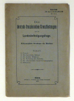 Die deutsch-franz&ouml;sischen Grenzfestungen und die Landesbefestigungsfrage