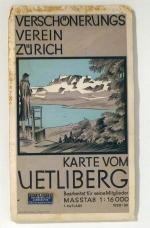 Karte vom Uetliberg