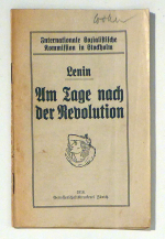 Am Tage nach der Revolution