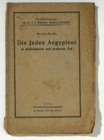 Die Juden Aegyptens in ptolem&auml;ischer und r&ouml;mischer Zeit