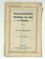 Genossenschaftliche Ansiedlung von Juden in Palästina