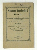 Museums-Gesellschaft in Bern