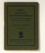 Hirt's Esperanto Taschenw&ouml;rterbuch