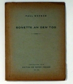 Sonette an den Tod